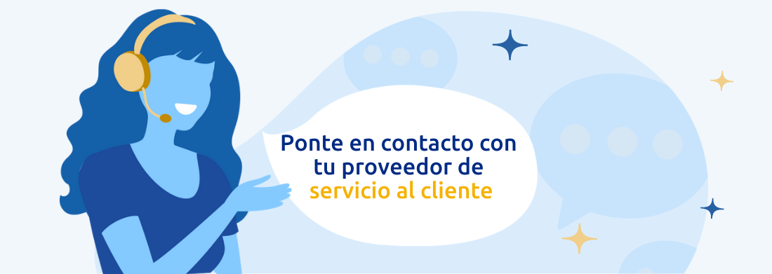 Canales de servicio al cliente de empresas de internet y telefonía